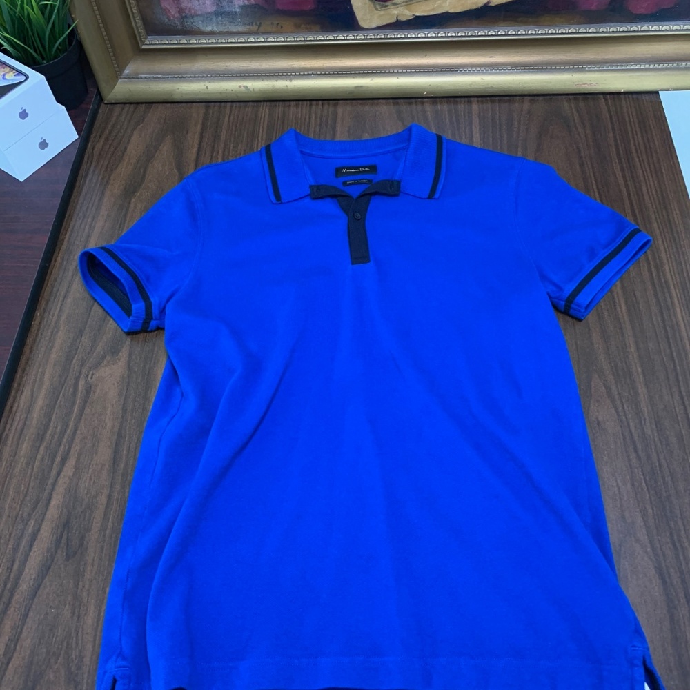 Rare Discontinued Massimo Dutti Polo